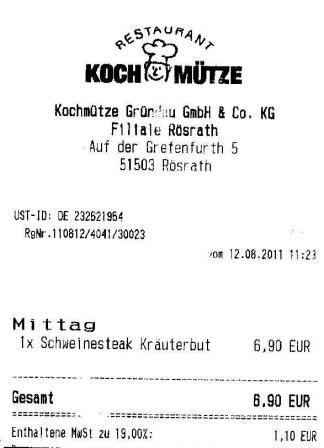 fgbh Hffner Kochmtze Restaurant